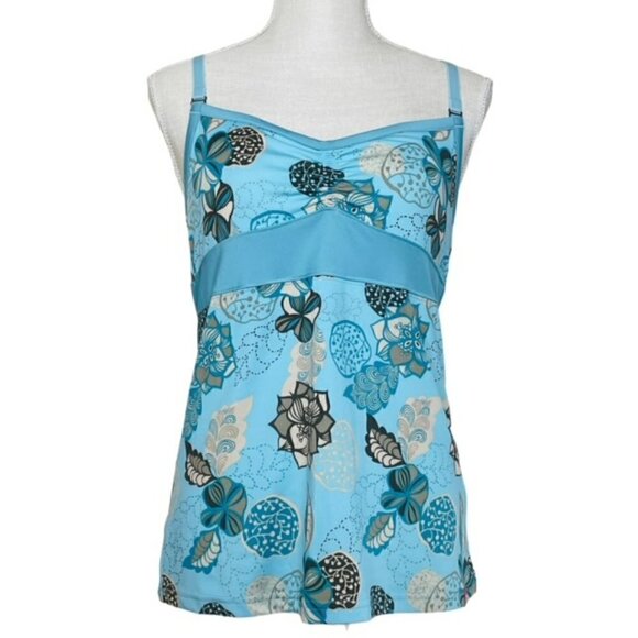 THE NORTH FACE Floral Tank Top with Built-In Bra - Size Medium - Picture 1 of 9